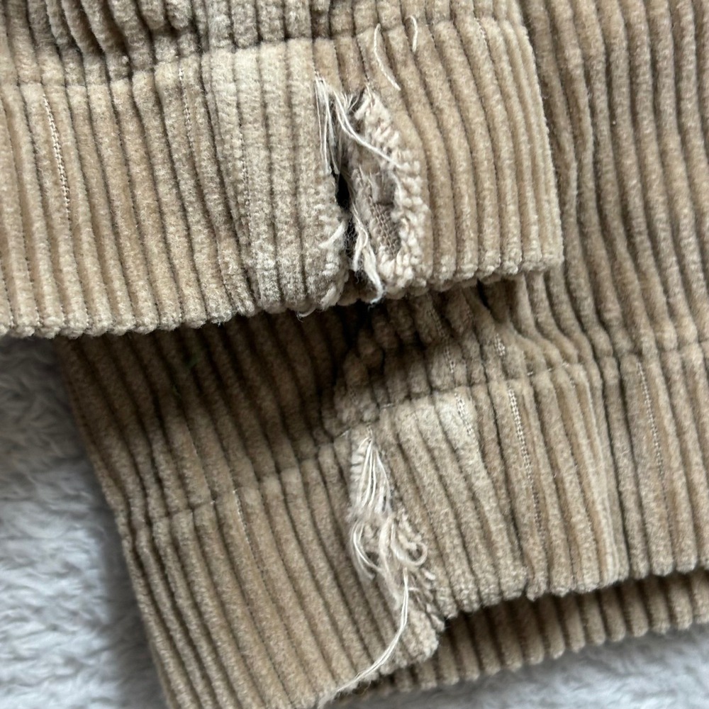 Polo Ralph Lauren Andrew Pant Tan Corduroy Pleated Trousers 34x32 Mens - Picture 9 of 12